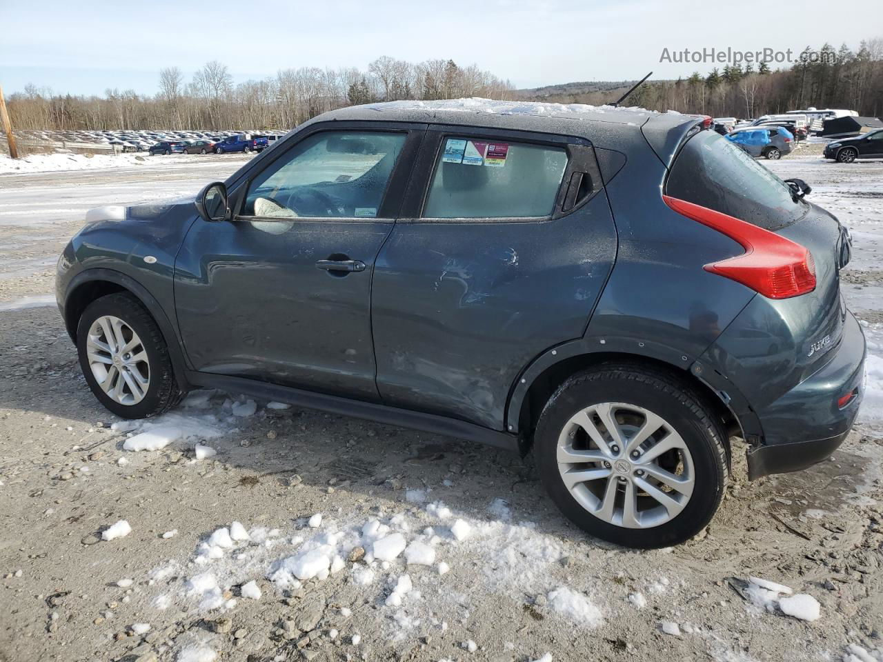 2014 Nissan Juke S Blue vin: JN8AF5MV1ET364248