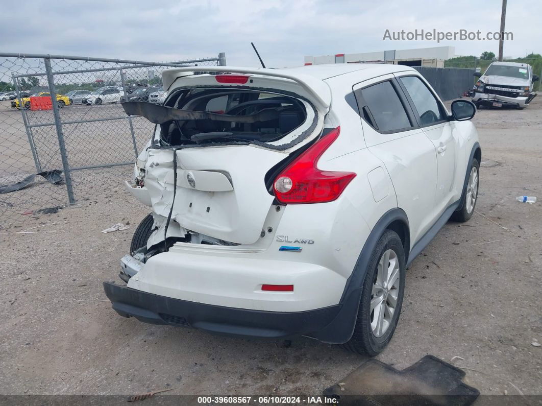 2014 Nissan Juke Sl White vin: JN8AF5MV1ET482980