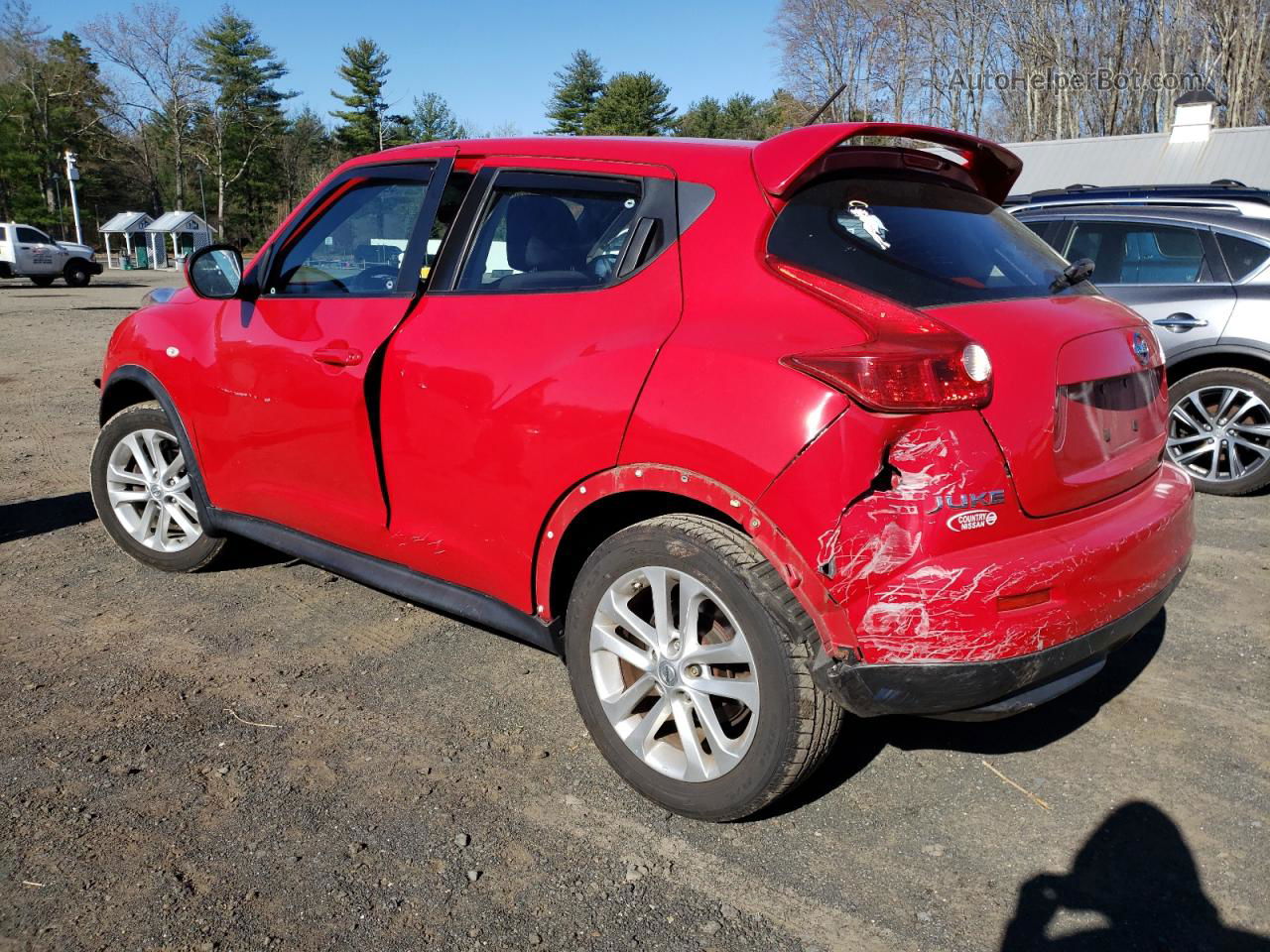 2014 Nissan Juke S Red vin: JN8AF5MV2ET355767