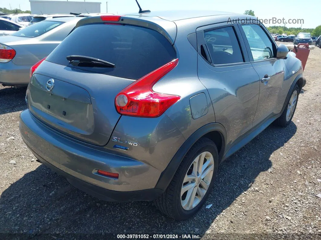 2014 Nissan Juke Sl Gray vin: JN8AF5MV4ET358444