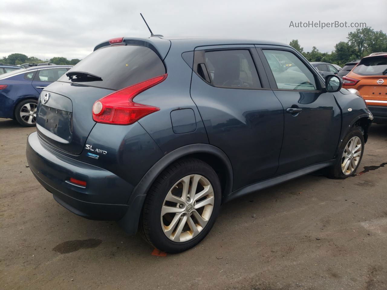 2014 Nissan Juke S Blue vin: JN8AF5MV4ET362476