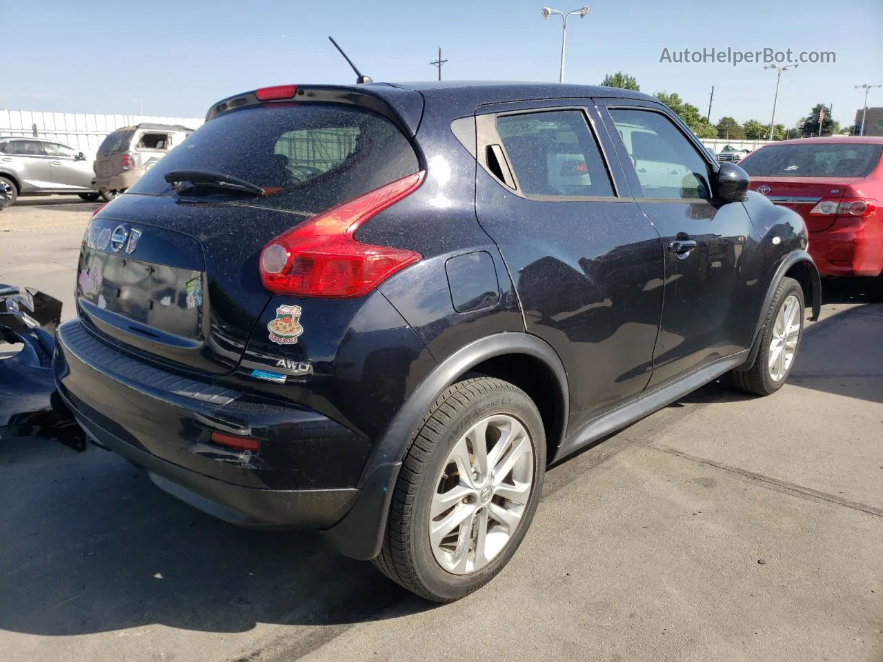 2014 Nissan Juke S Black vin: JN8AF5MV4ET484349