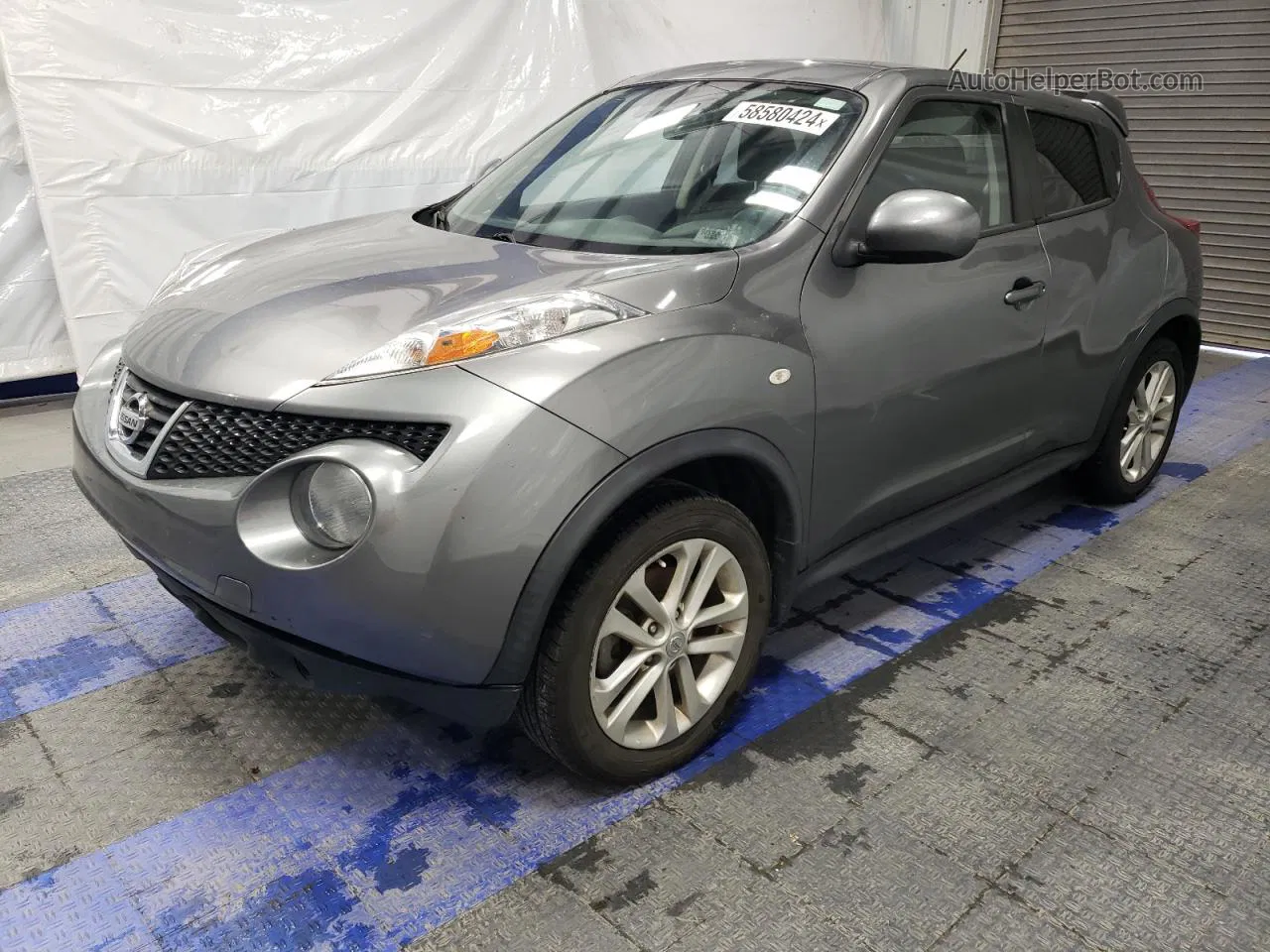 2014 Nissan Juke S Gray vin: JN8AF5MV4ET484836