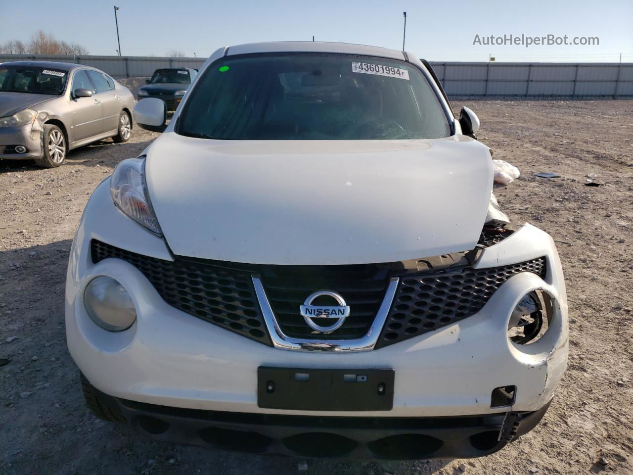 2013 Nissan Juke S White vin: JN8AF5MV5DT223097