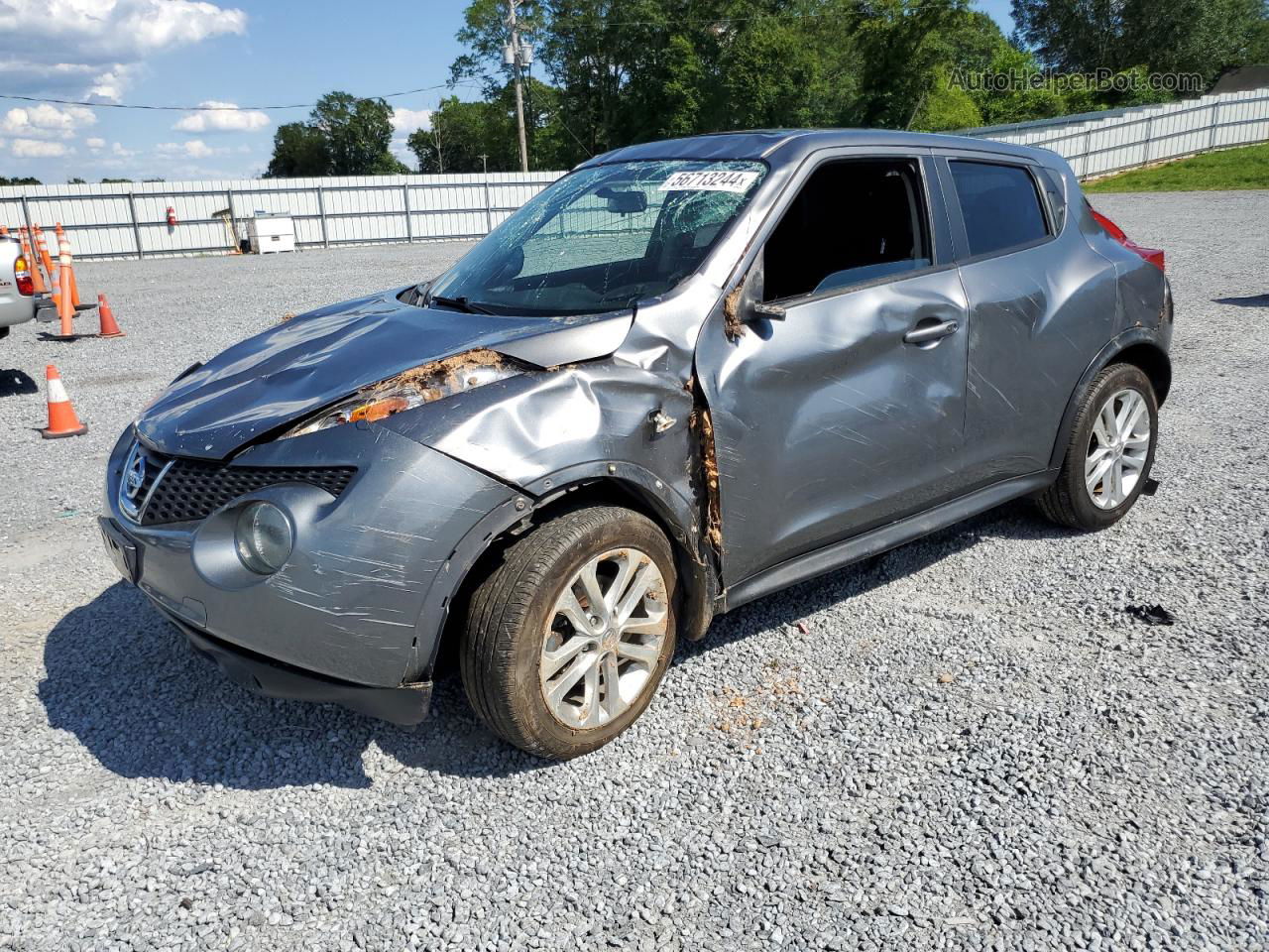 2014 Nissan Juke S Серый vin: JN8AF5MV5ET357450