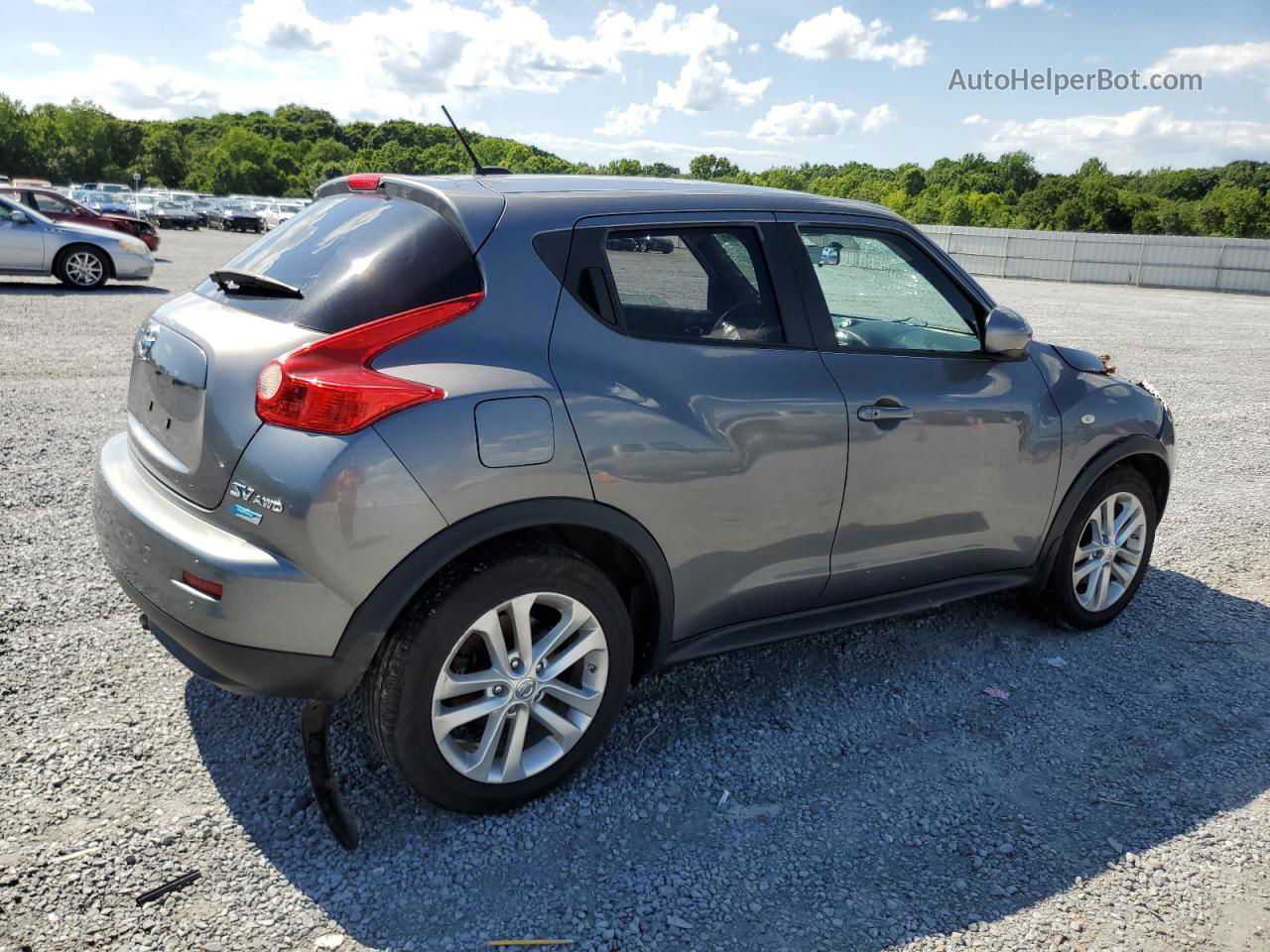 2014 Nissan Juke S Серый vin: JN8AF5MV5ET357450