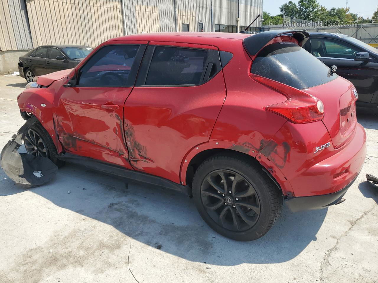 2014 Nissan Juke S Maroon vin: JN8AF5MV6ET358378