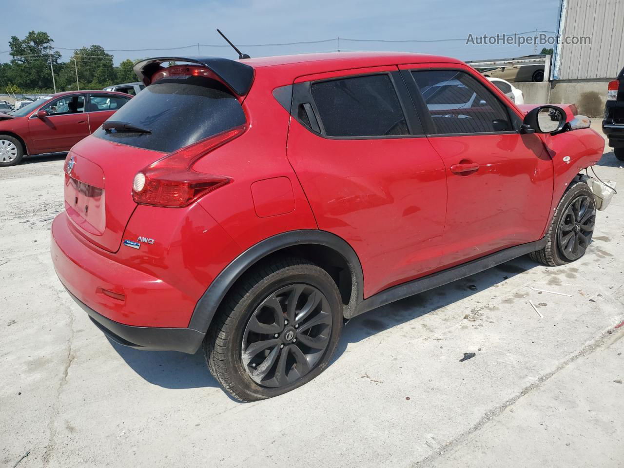 2014 Nissan Juke S Maroon vin: JN8AF5MV6ET358378