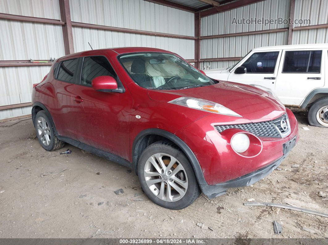 2014 Nissan Juke Sv Maroon vin: JN8AF5MV7ET356400