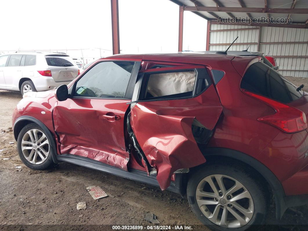 2014 Nissan Juke Sv Maroon vin: JN8AF5MV7ET356400