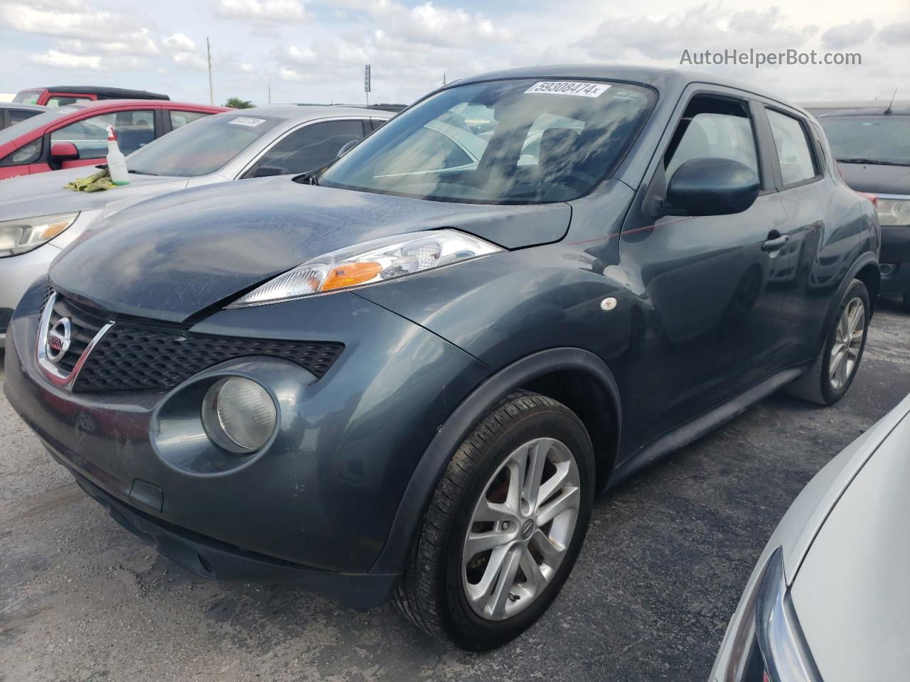 2014 Nissan Juke S Blue vin: JN8AF5MV7ET358695