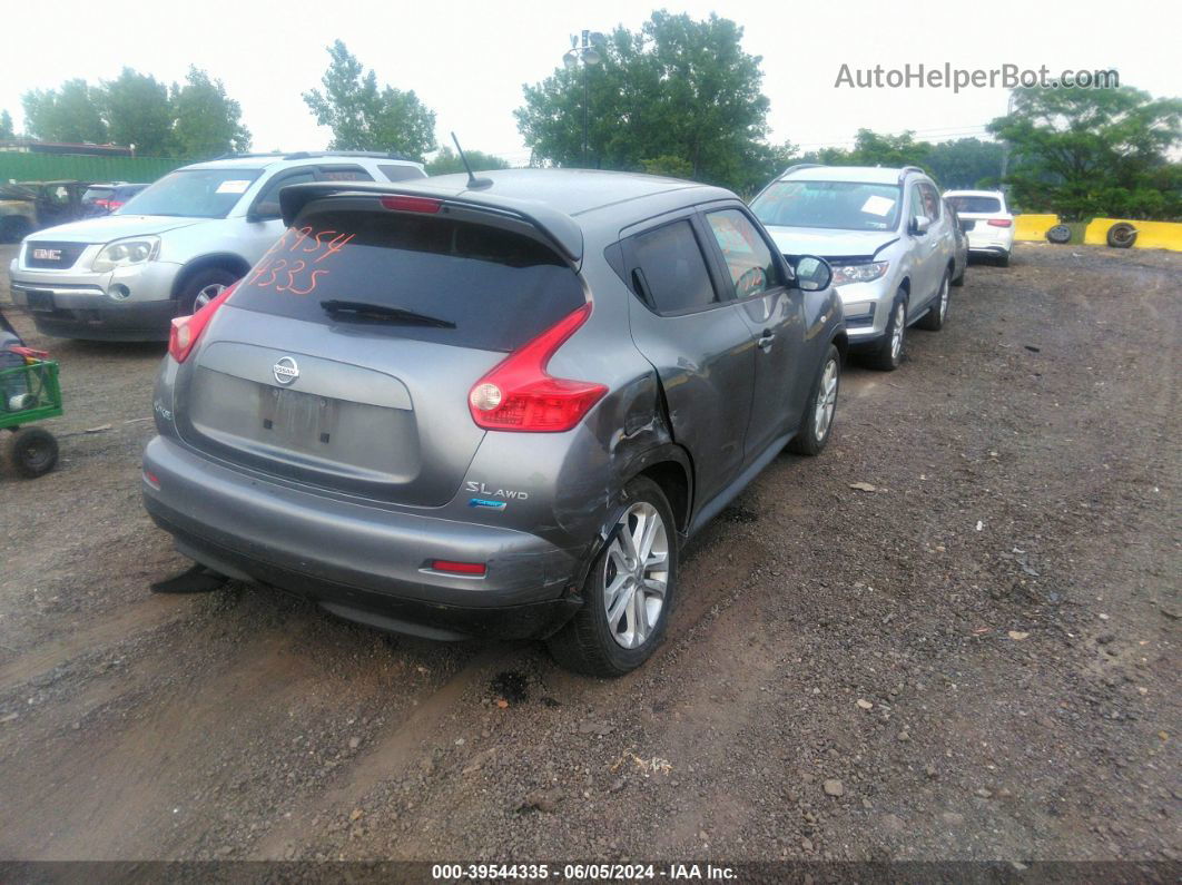 2014 Nissan Juke Sl Gray vin: JN8AF5MV7ET360611