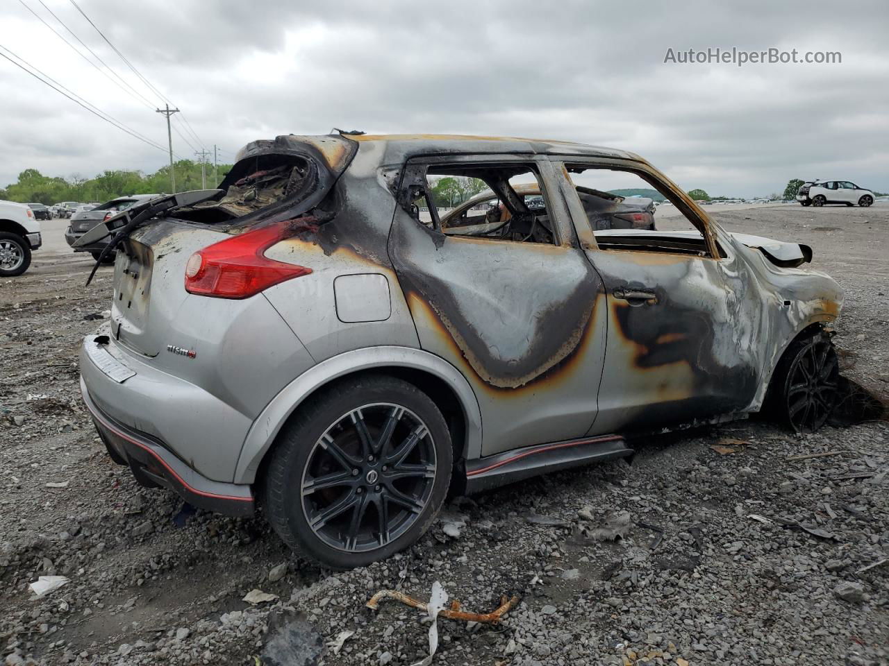 2014 Nissan Juke S Silver vin: JN8AF5MV7ET365470