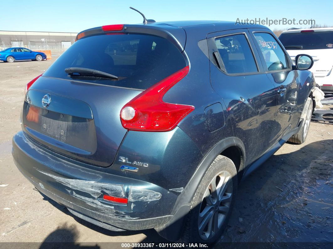 2014 Nissan Juke Sl Light Blue vin: JN8AF5MV7ET482448