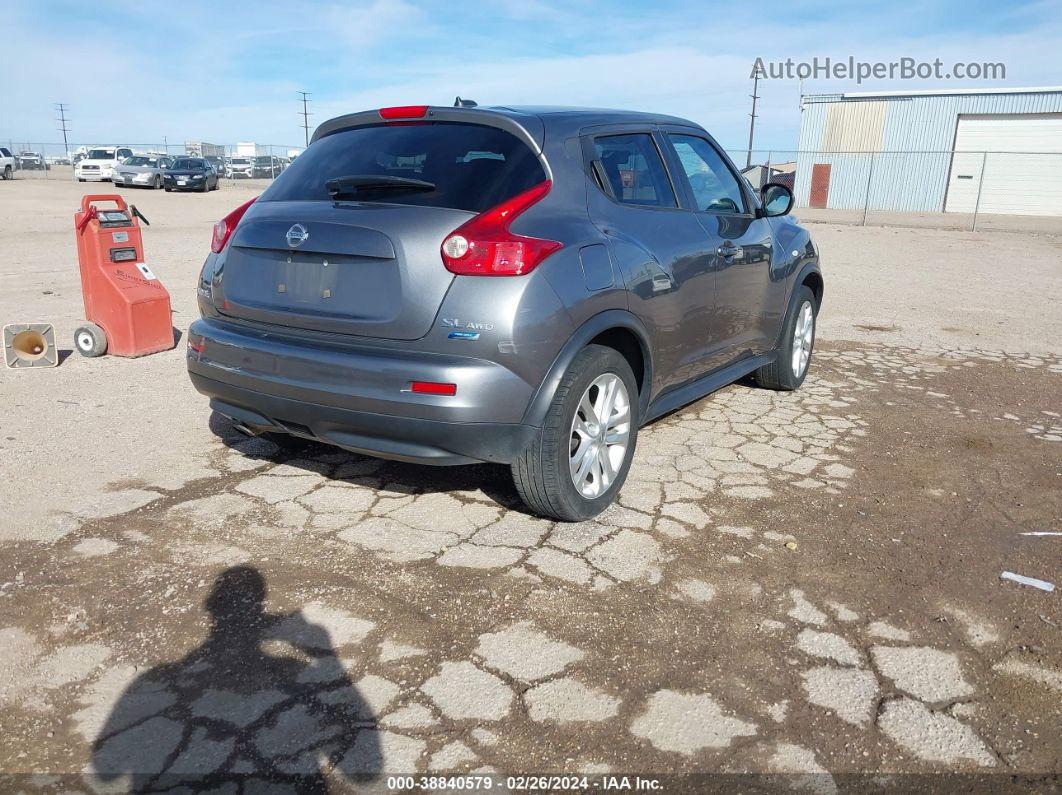 2014 Nissan Juke Sl Gray vin: JN8AF5MV8ET358883