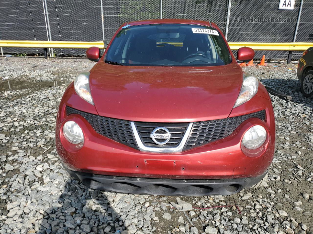 2014 Nissan Juke S Красный vin: JN8AF5MV8ET482359