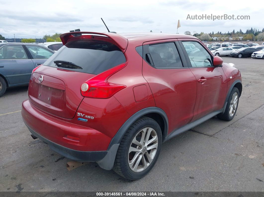 2013 Nissan Juke Sv Red vin: JN8AF5MV9DT209526