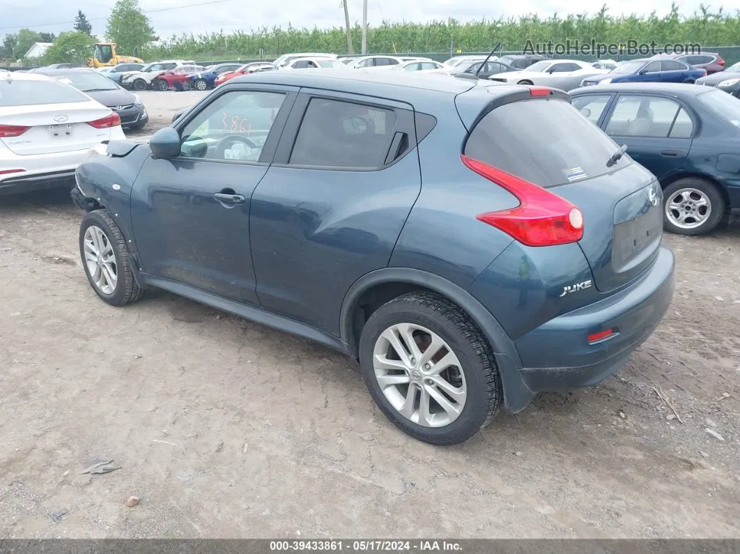 2014 Nissan Juke Sv Blue vin: JN8AF5MV9ET355426