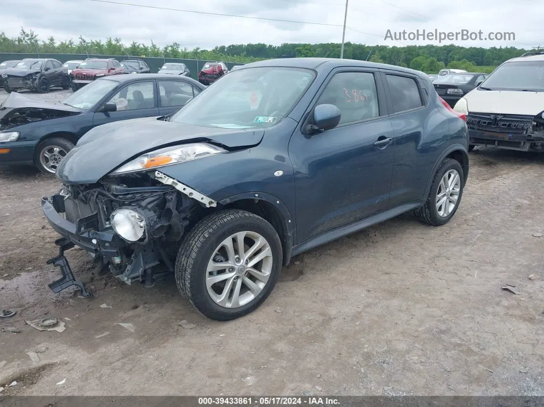 2014 Nissan Juke Sv Blue vin: JN8AF5MV9ET355426