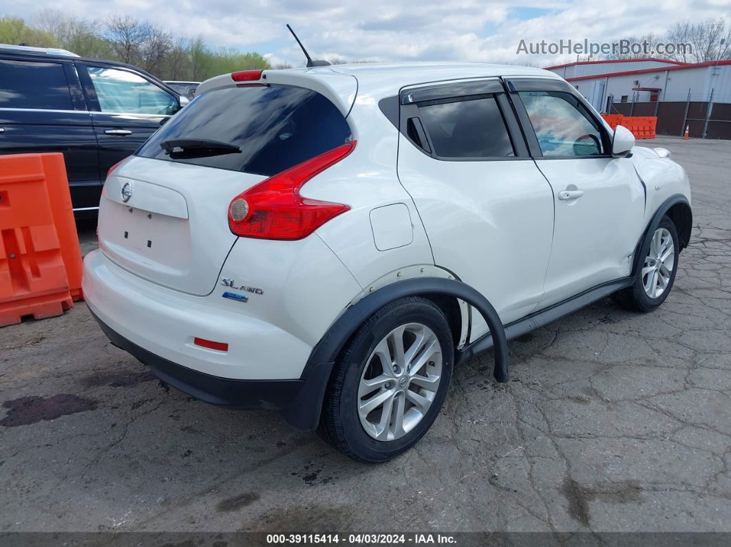 2014 Nissan Juke Sl White vin: JN8AF5MV9ET356382