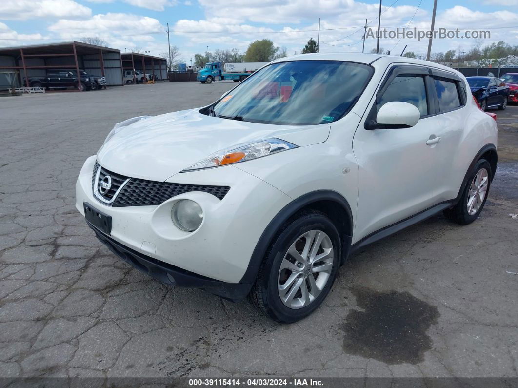 2014 Nissan Juke Sl White vin: JN8AF5MV9ET356382