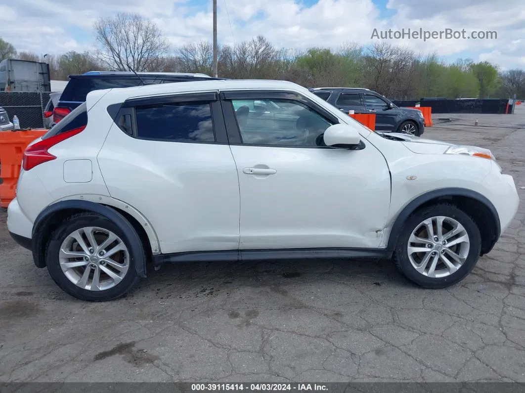 2014 Nissan Juke Sl White vin: JN8AF5MV9ET356382