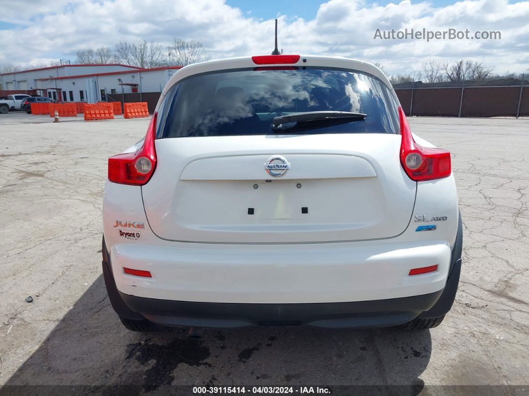 2014 Nissan Juke Sl White vin: JN8AF5MV9ET356382