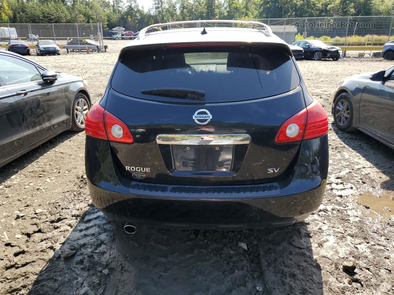 2012 Nissan Rogue S Черный vin: JN8AS5MT0CW269461