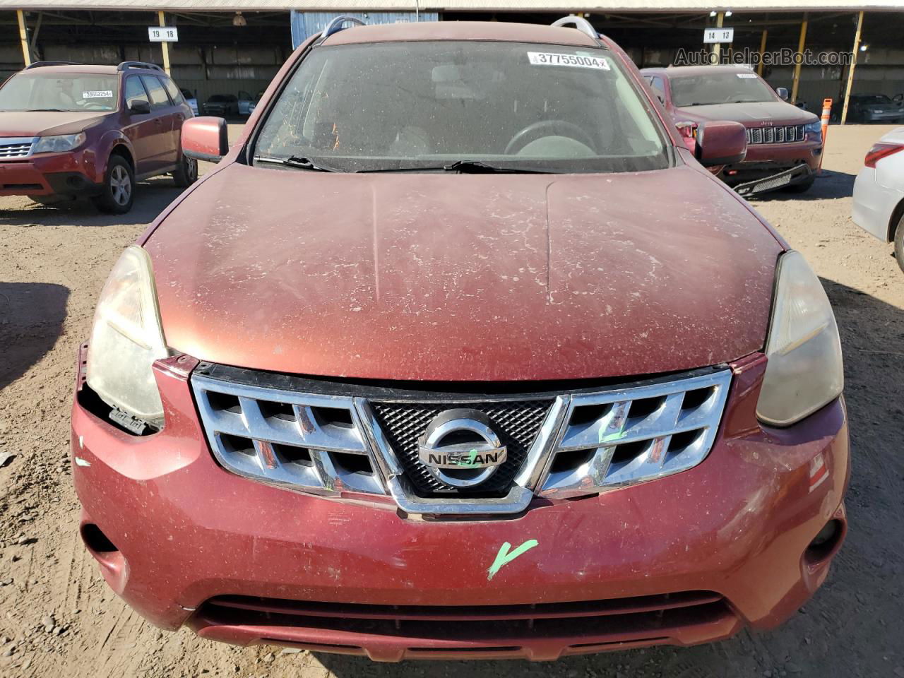 2012 Nissan Rogue S Оранжевый vin: JN8AS5MT0CW274031