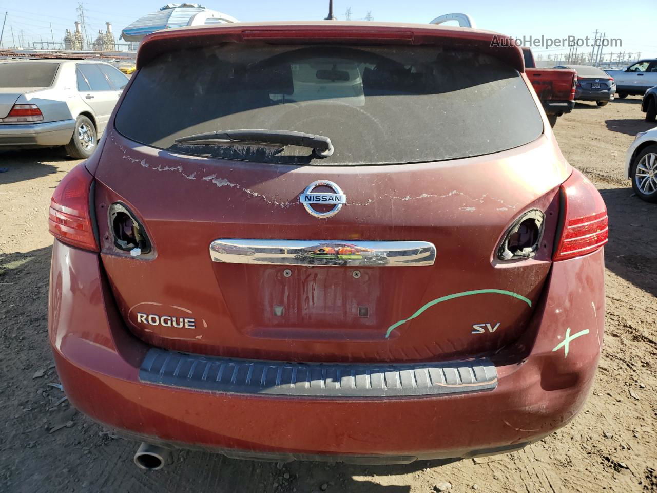 2012 Nissan Rogue S Оранжевый vin: JN8AS5MT0CW274031