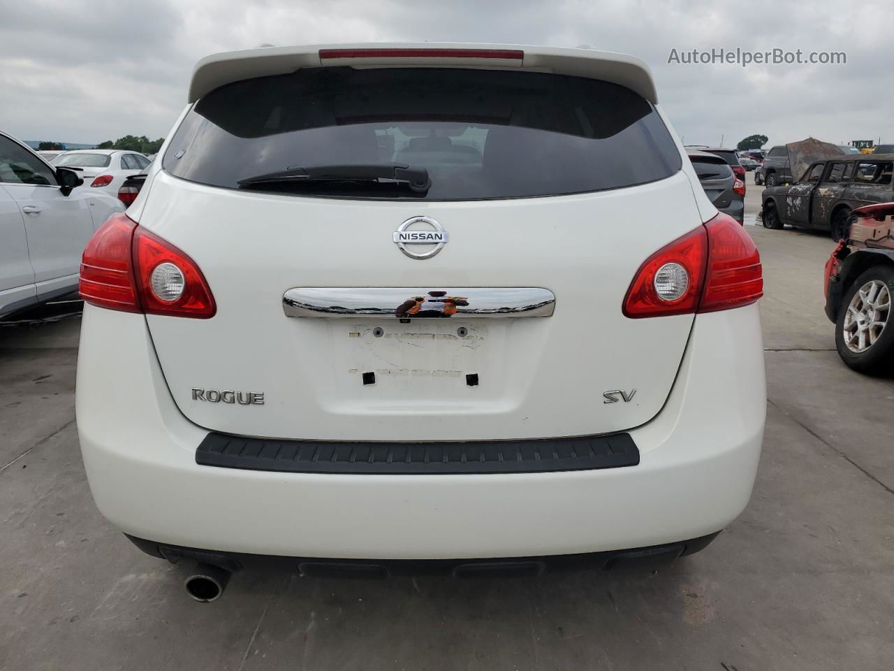 2012 Nissan Rogue S Белый vin: JN8AS5MT0CW291413