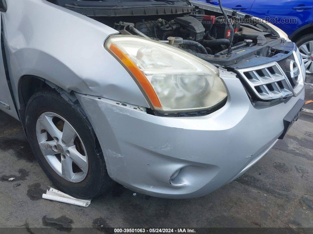 2012 Nissan Rogue S Silver vin: JN8AS5MT0CW292898