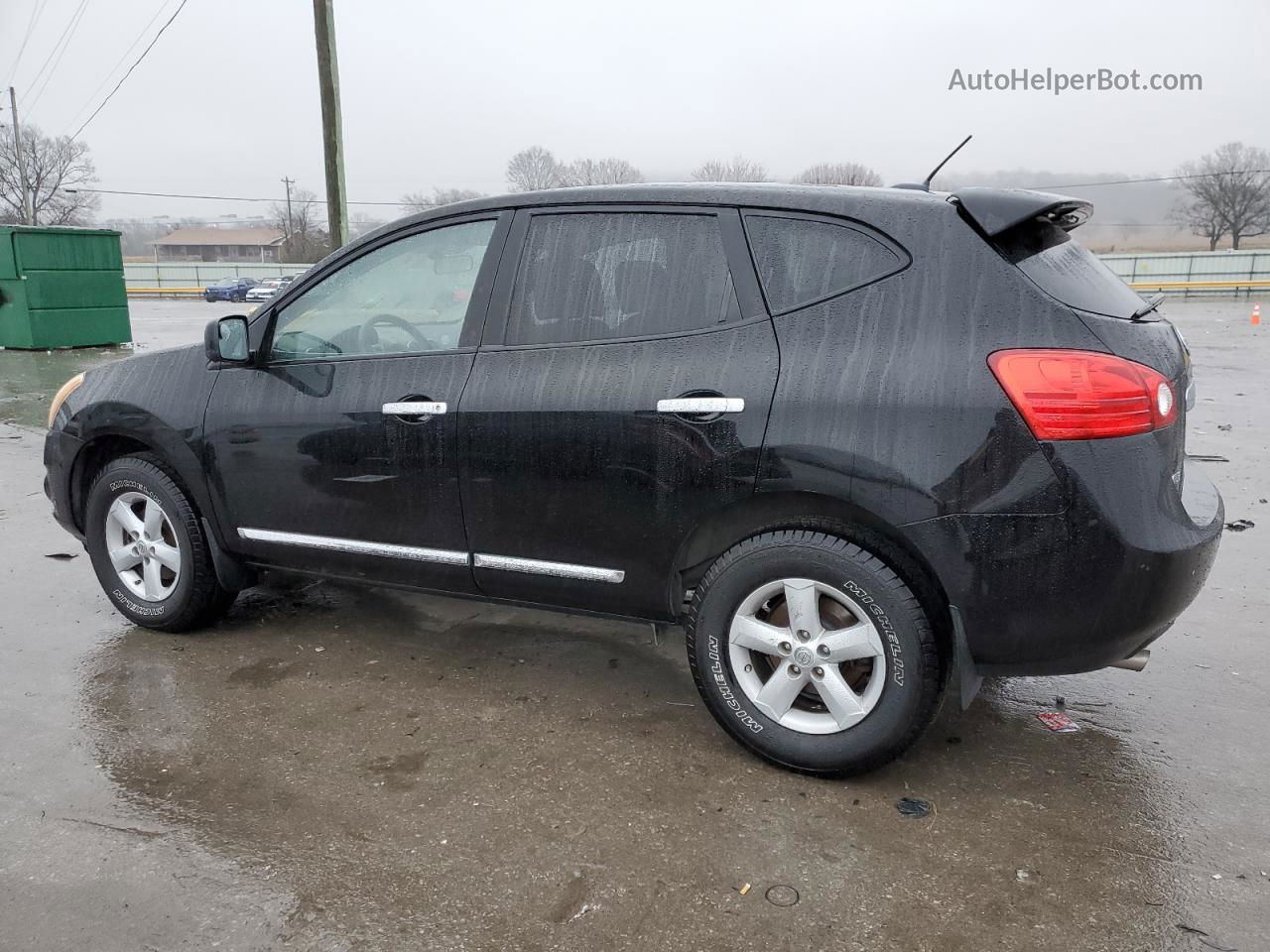 2012 Nissan Rogue S Черный vin: JN8AS5MT0CW607196