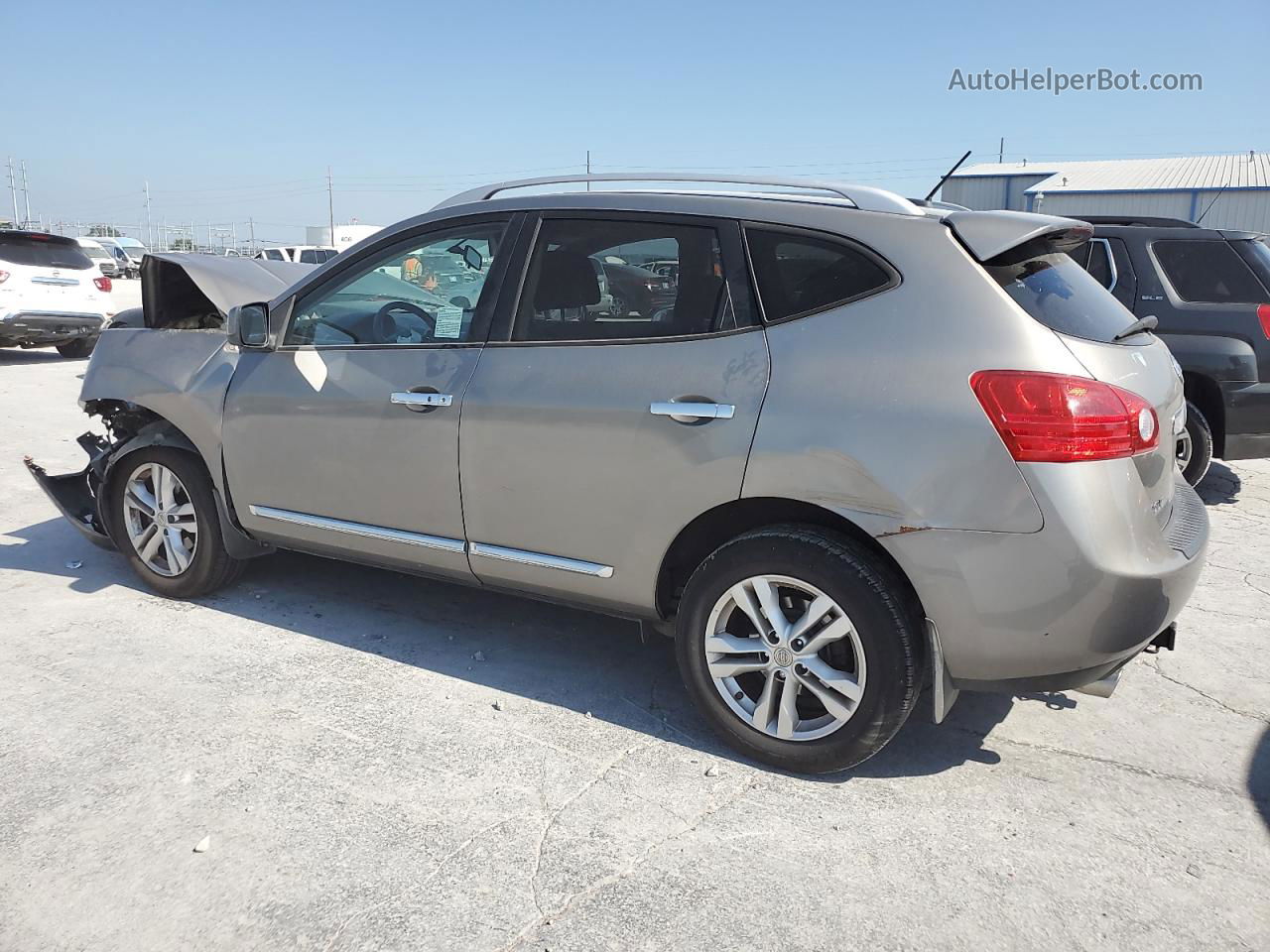 2012 Nissan Rogue S Silver vin: JN8AS5MT0CW610034