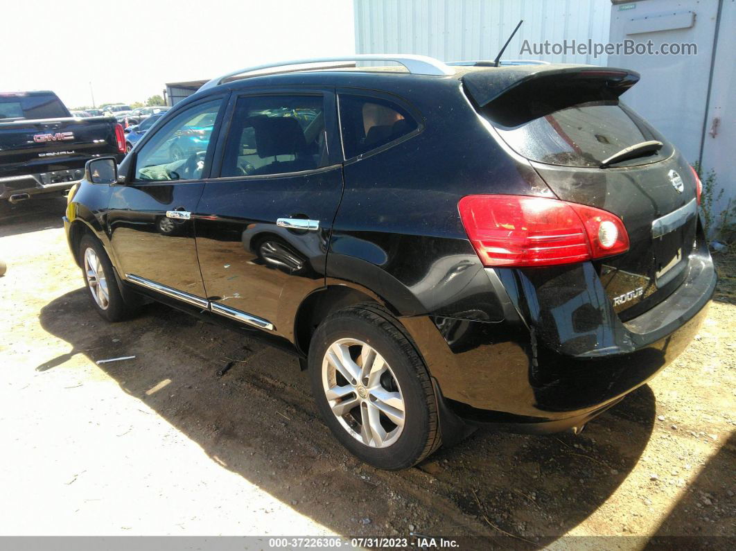 2012 Nissan Rogue Sv Black vin: JN8AS5MT0CW614391