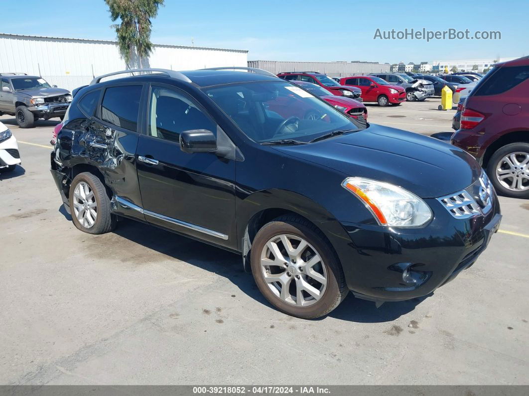 2012 Nissan Rogue Sv W/sl Pkg Black vin: JN8AS5MT1CW253107