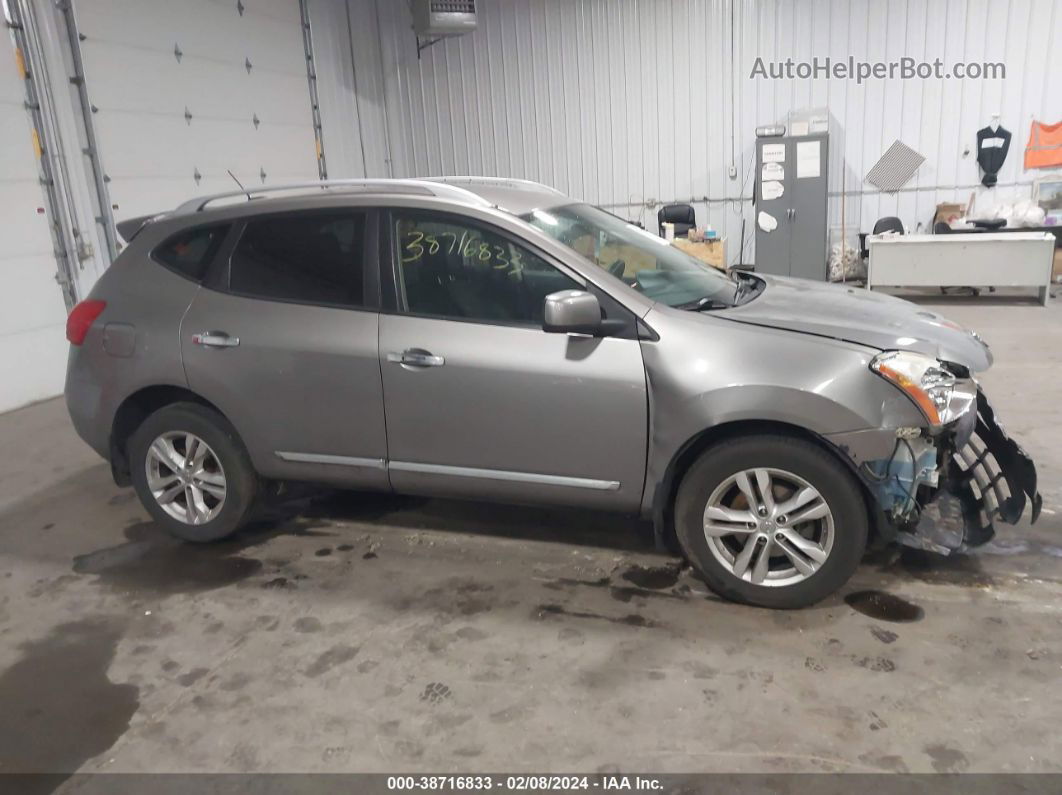 2012 Nissan Rogue Sv Silver vin: JN8AS5MT1CW258002