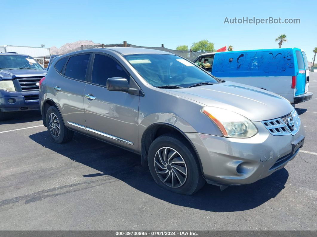 2012 Nissan Rogue S Silver vin: JN8AS5MT1CW263927