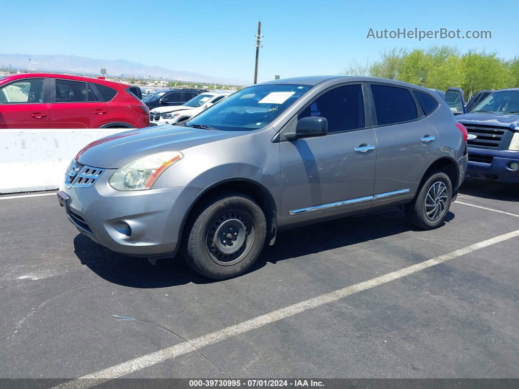 2012 Nissan Rogue S Silver vin: JN8AS5MT1CW263927