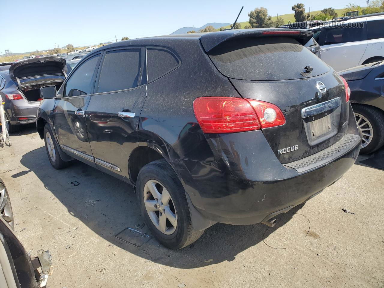 2012 Nissan Rogue S Черный vin: JN8AS5MT1CW264558