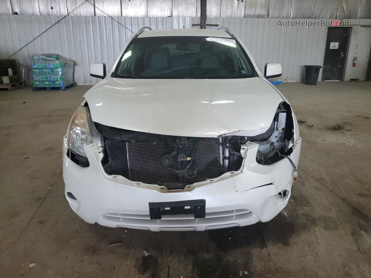 2012 Nissan Rogue S White vin: JN8AS5MT1CW269971