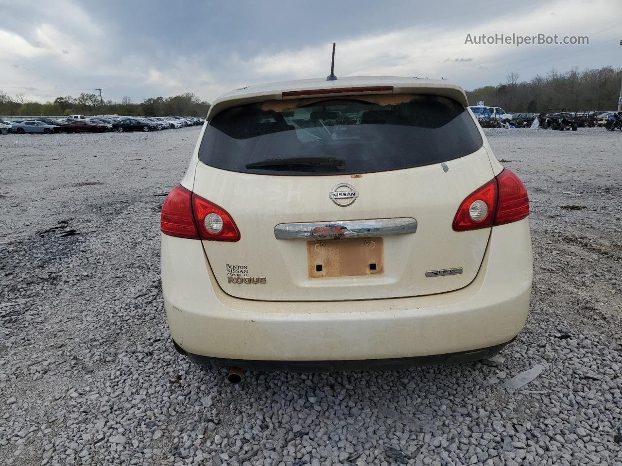 2012 Nissan Rogue S White vin: JN8AS5MT1CW272868