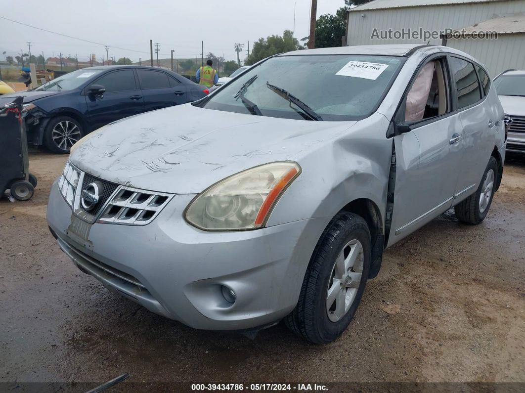 2012 Nissan Rogue S Silver vin: JN8AS5MT1CW288102