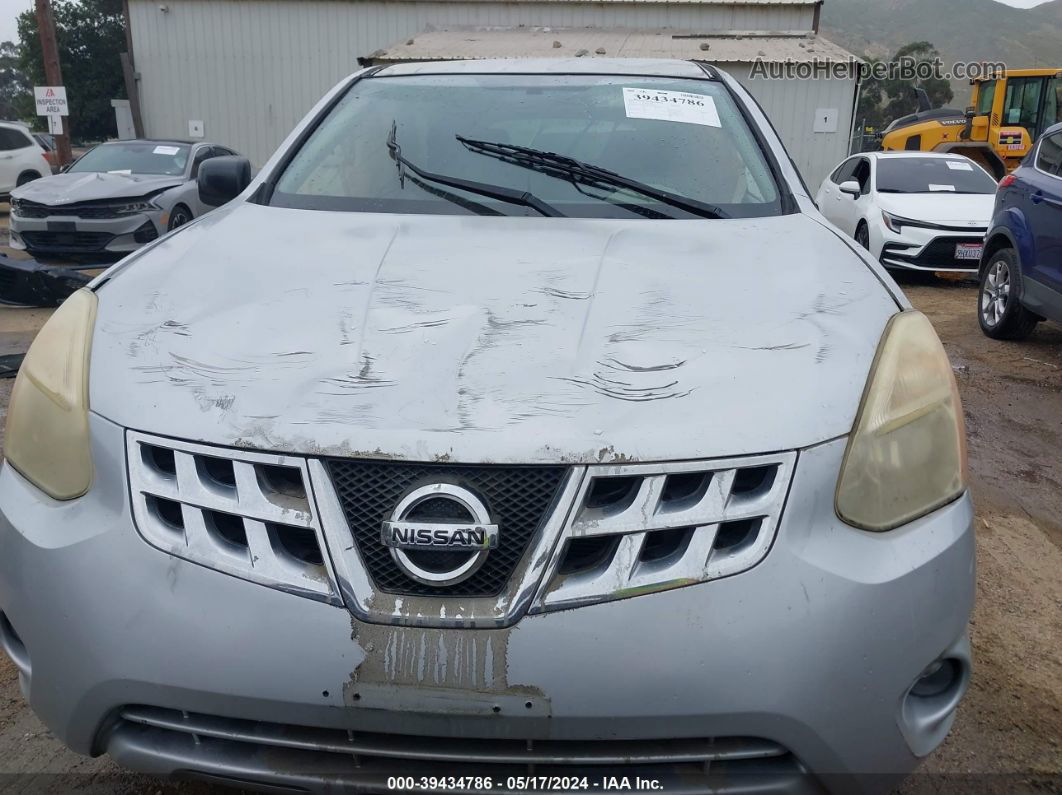 2012 Nissan Rogue S Silver vin: JN8AS5MT1CW288102