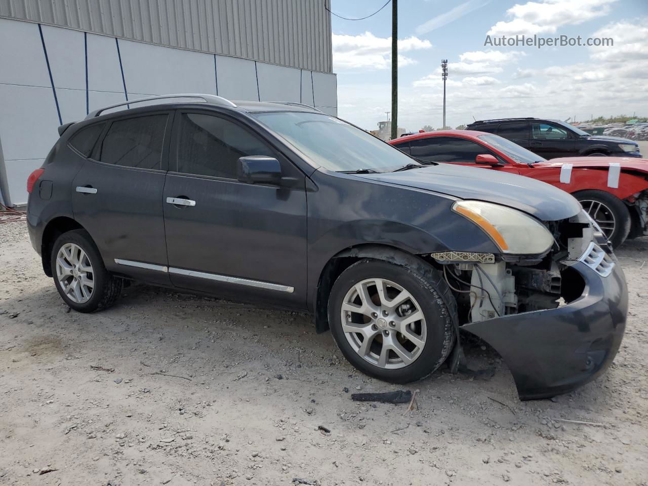 2012 Nissan Rogue S Black vin: JN8AS5MT1CW292067