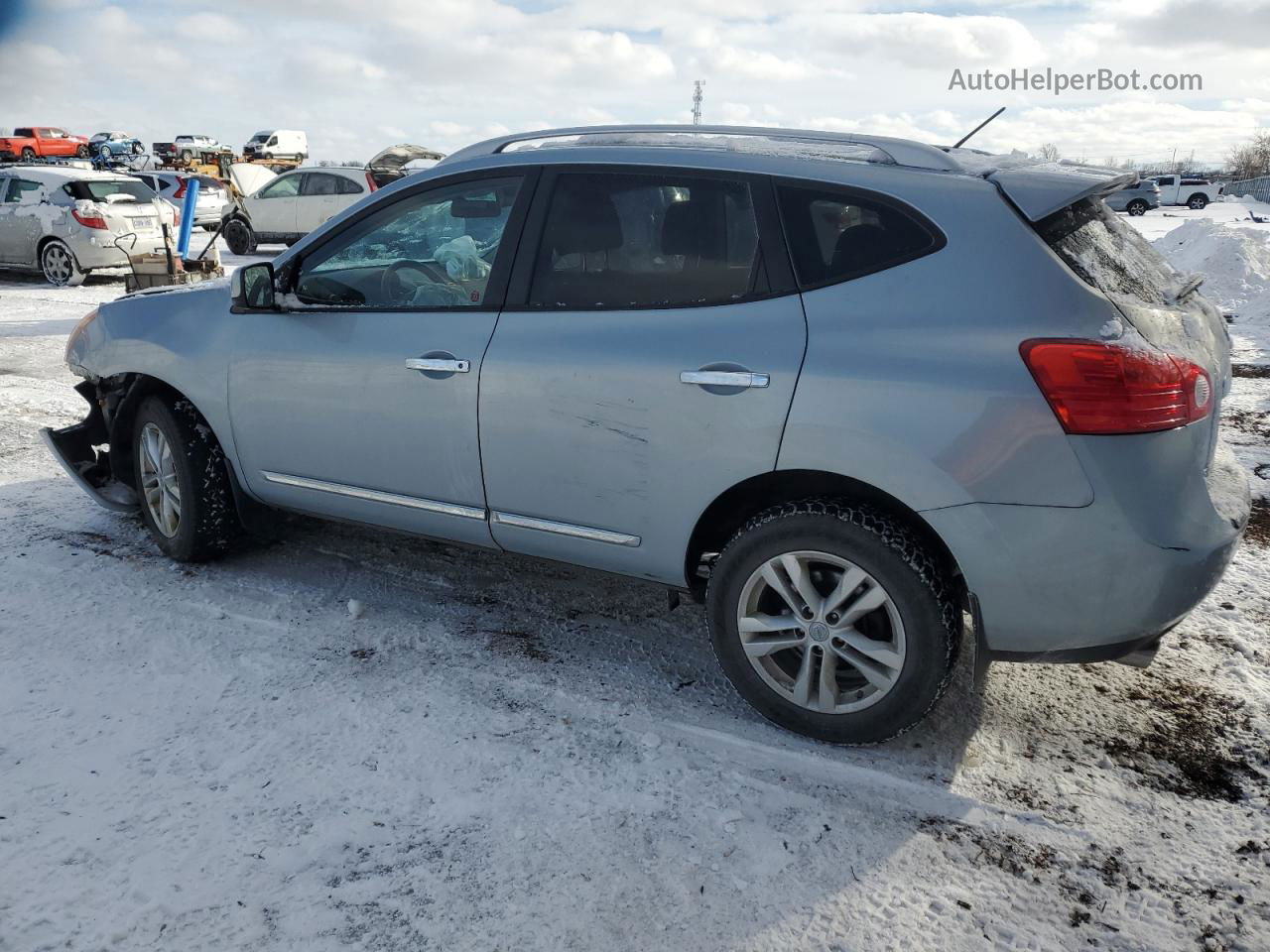 2012 Nissan Rogue S Blue vin: JN8AS5MT1CW295860