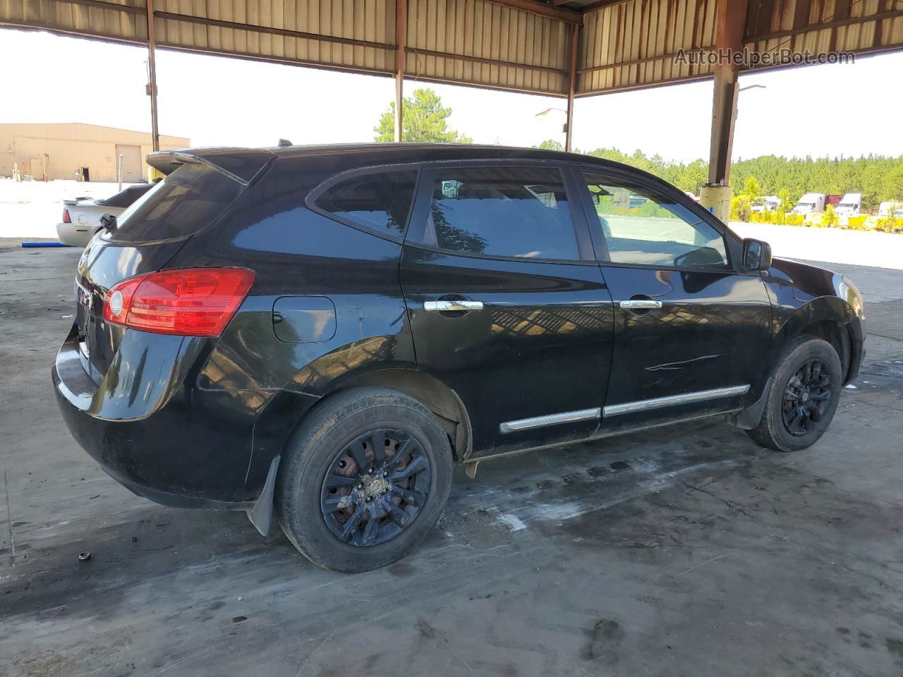 2012 Nissan Rogue S Black vin: JN8AS5MT1CW612214