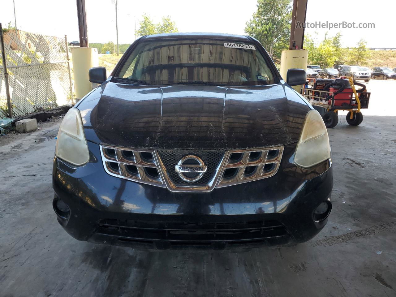 2012 Nissan Rogue S Black vin: JN8AS5MT1CW612214