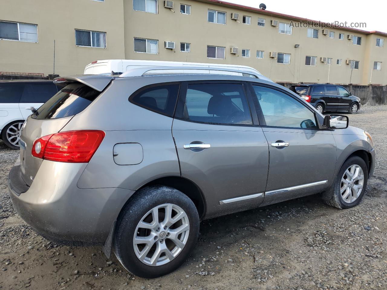 2012 Nissan Rogue S Gray vin: JN8AS5MT2CW259224