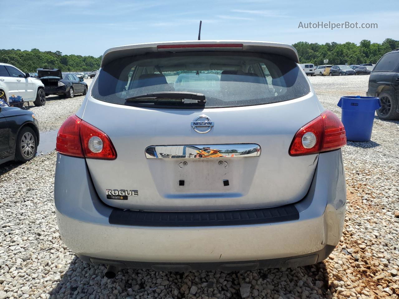 2012 Nissan Rogue S Silver vin: JN8AS5MT2CW268750